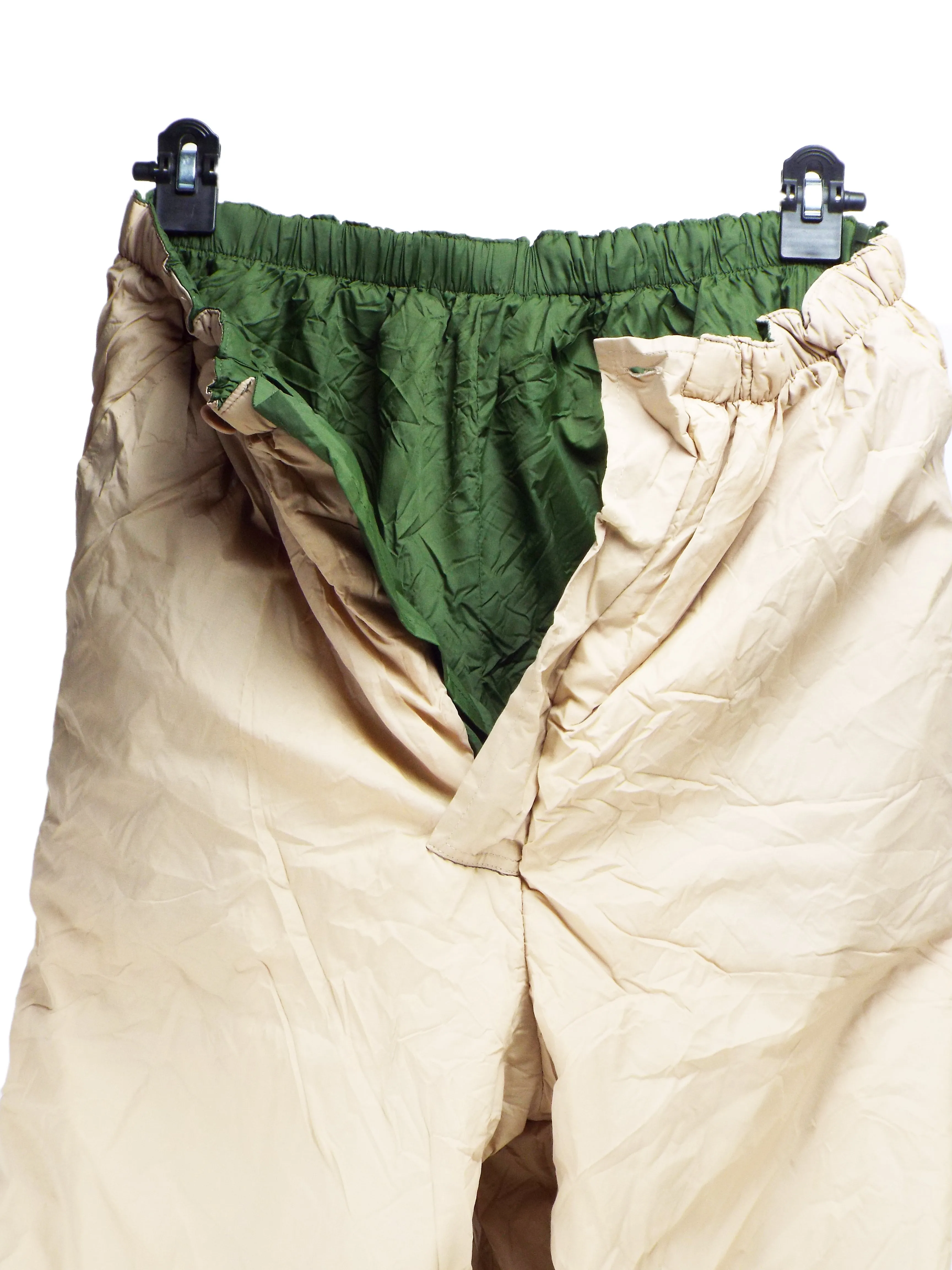 British Soft Insulated Army Cold Weather Combat - reversible trousers