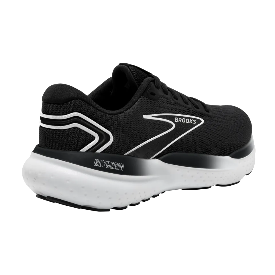 Brooks Women's Glycerin 21 D Width Black/Grey/White