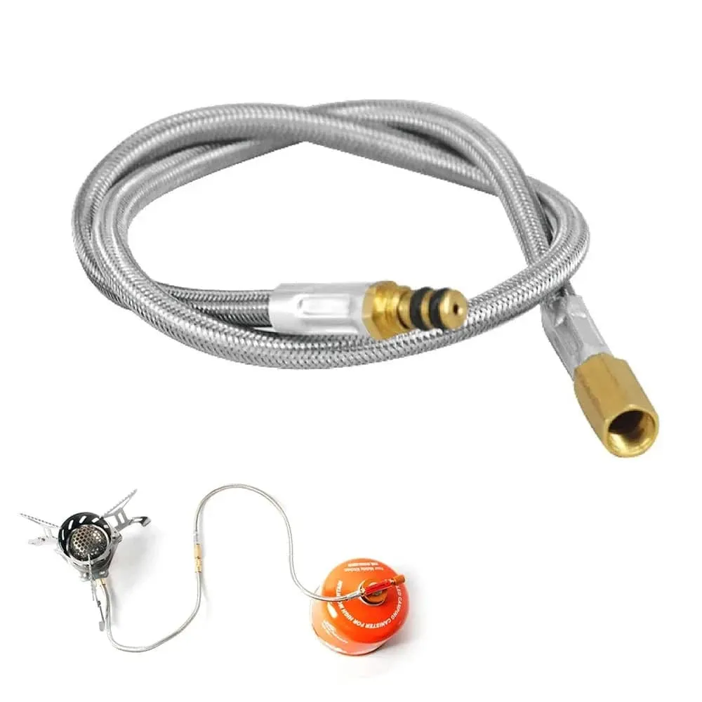 BRS-17F/17H Gas Adapter Extension Tube Hose Gas Stove Adapter Outdoor Camping Stove Adapter for Cylinders Tank Gas Burner