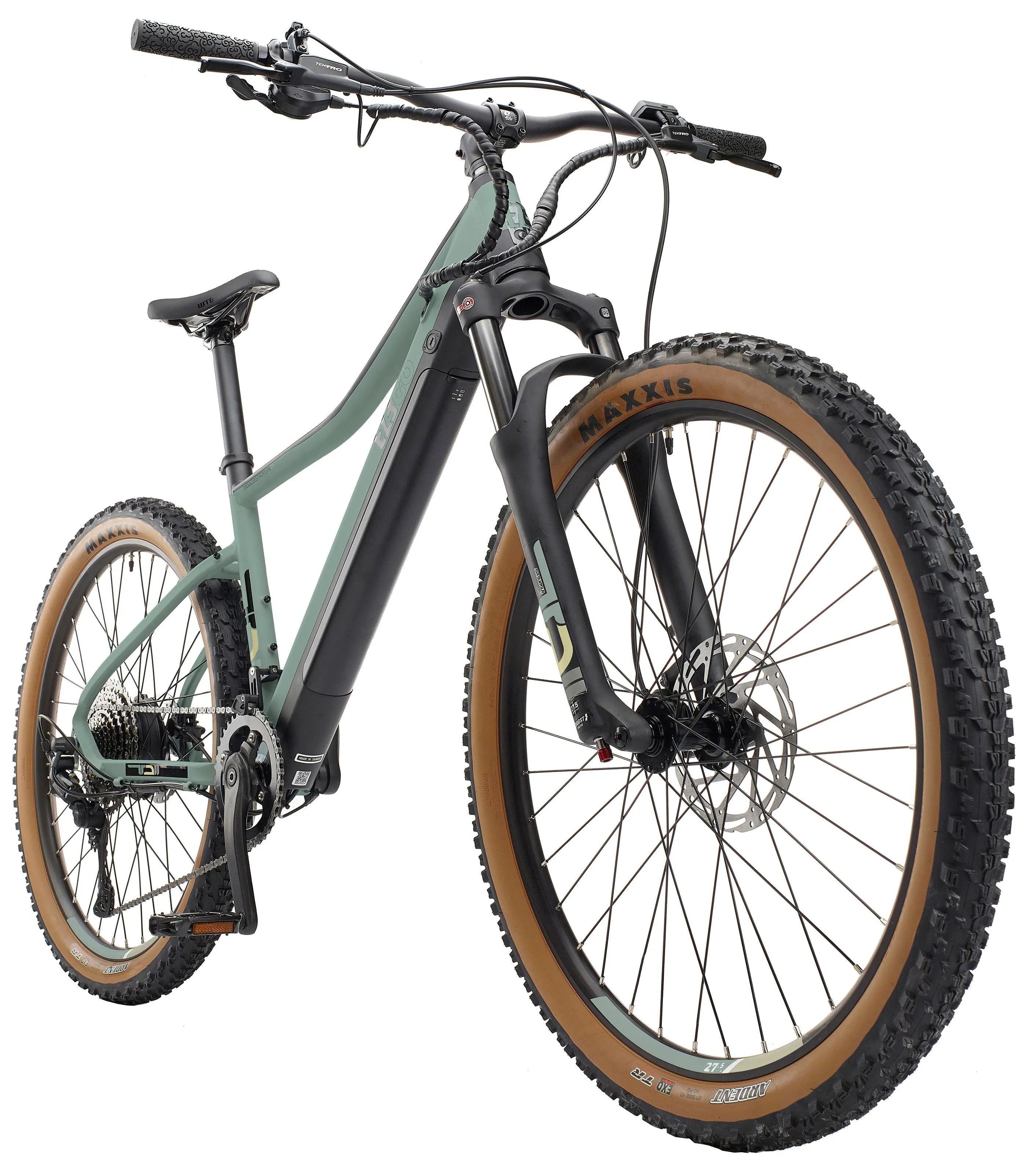 Ezego Trail Destroyer II Electric Mountain Bike 2024 - Army Green