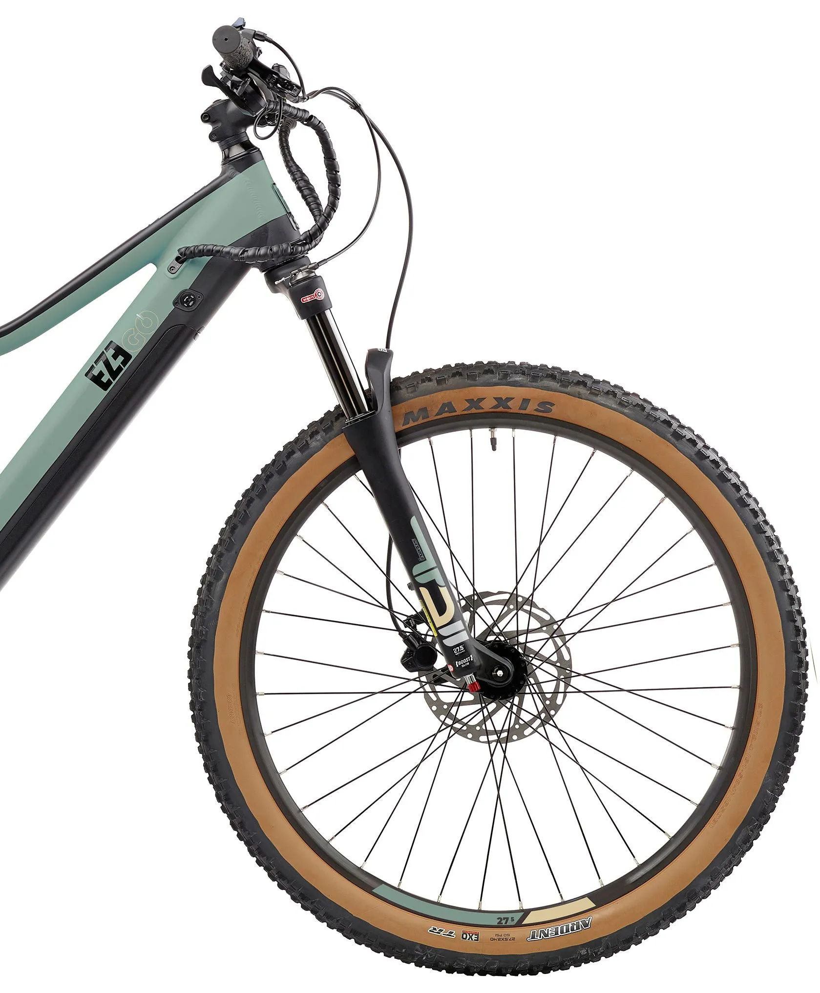 Ezego Trail Destroyer II Electric Mountain Bike 2024 - Army Green