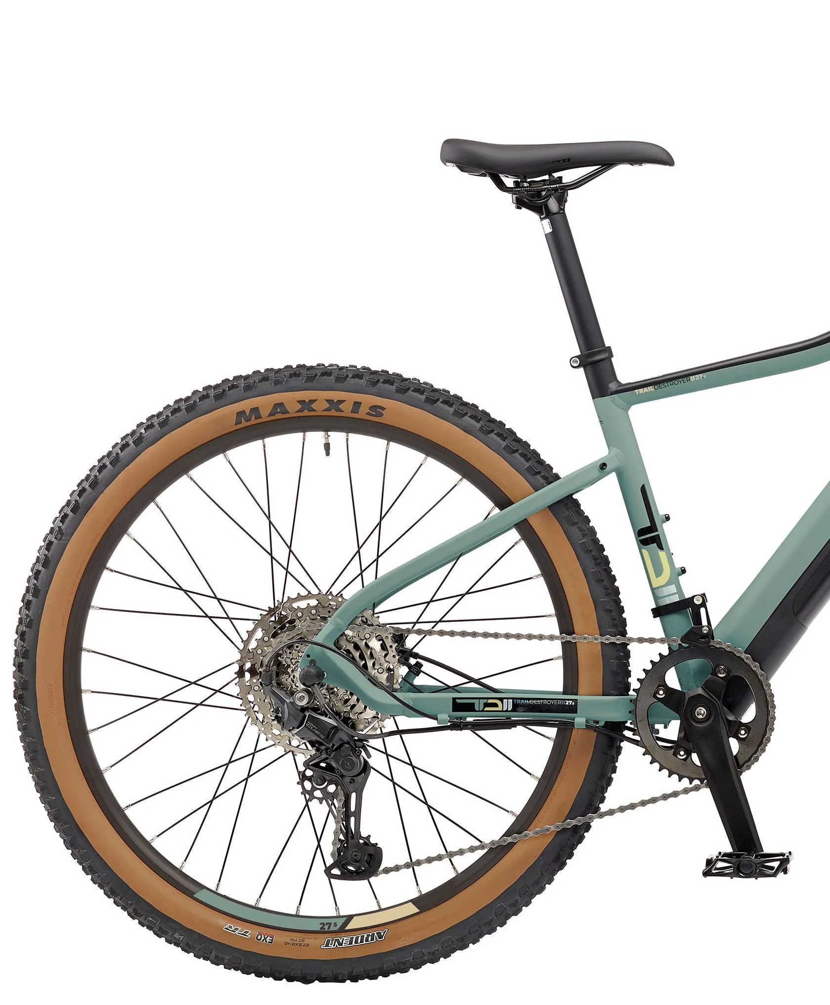 Ezego Trail Destroyer II Electric Mountain Bike 2024 - Army Green