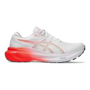 Men's Asics Gel-Kayano 30, White/Sunrise Red, 11 D Medium