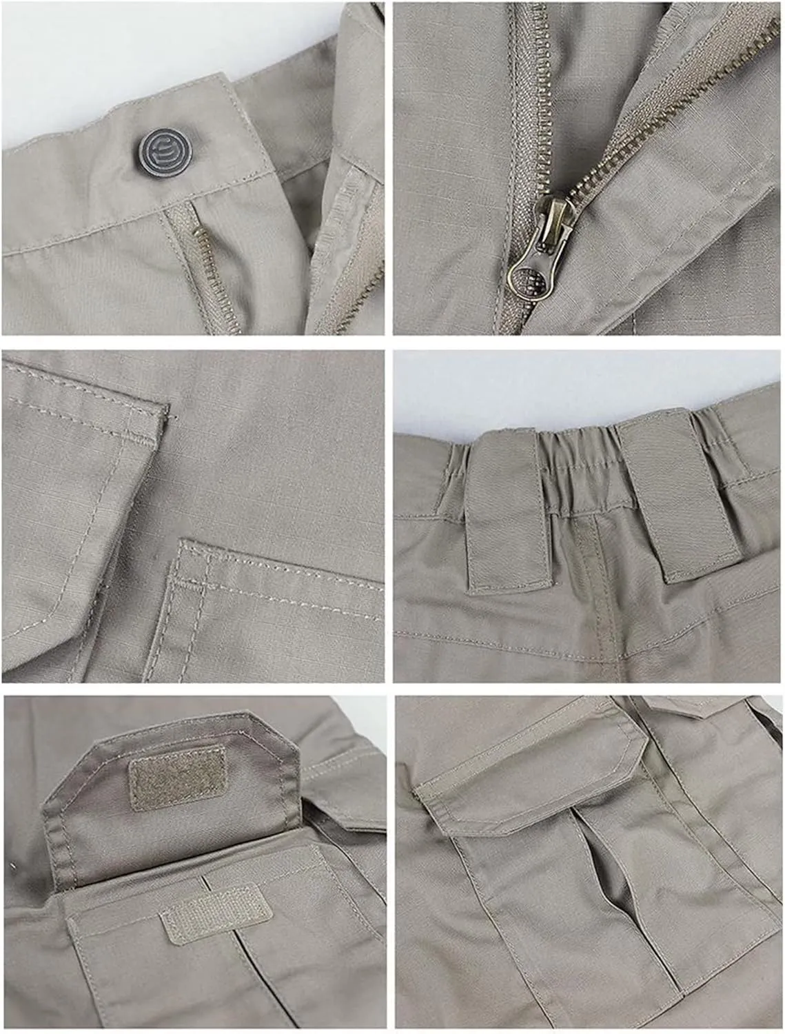 Men's Cargo Pants Water Repellent Multi Pocket Trousers Mens Work Cargos Combat Pants Tactical Trousers