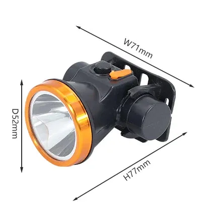 Outdoor Waterproof LED Diving Head Light Head Lamp 100-250V Diving Headlight Head Flashlight Lantern for Swimming Camping
