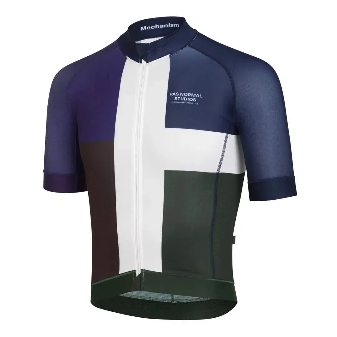 PAS NORMAL STUDIOS  Mechanism Limited Jersey - Block Navy