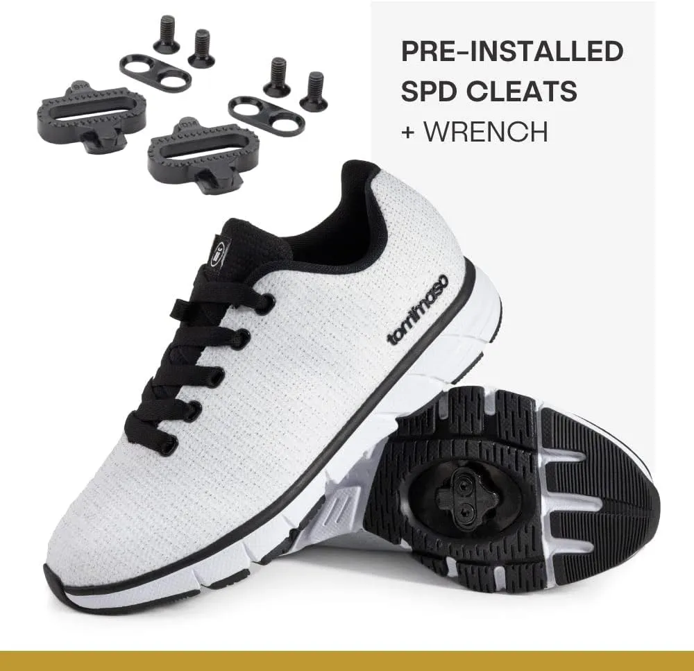 Tommaso Cycling Shoes Women—Outdoor Cycling Shoes Women—Women Specialized Bike Shoes— Walkable Cycling Shoes—Women SPD Cycling Shoes—Indoor Cycling Shoes Women SPD—Peloton Shoes—SPD Cleat Installed